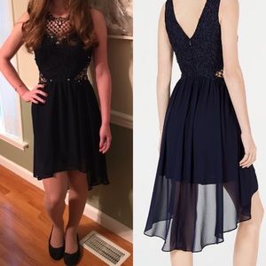 City Studio Juniors Size 3 Dress Navy Color